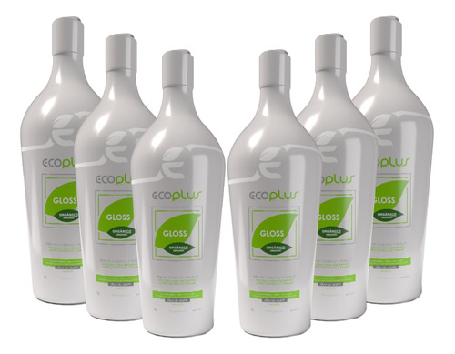 6 Unidades Escova Progressiva Alisante Ecoplus (6x1l)