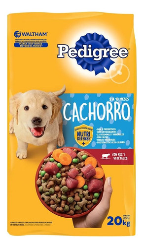 Pedigree Cachorro 20kg. Croqueta Alimento Perro Razas.