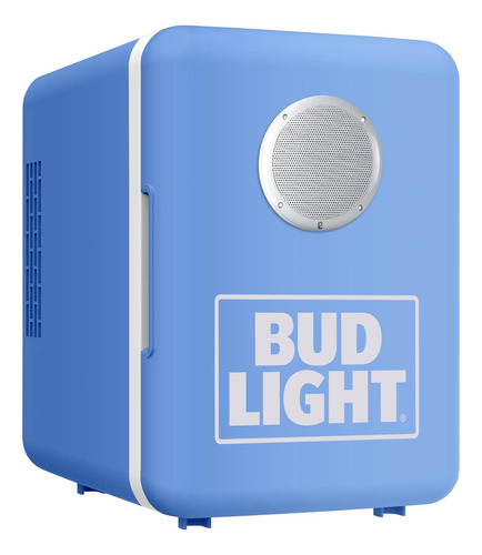 Bud Light Mini Refrigerador Con Altavoz Integrado 4 Litros