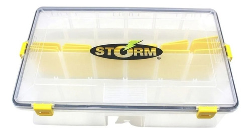 Caja Storm Sellada Contra Agua Clips Amarillos 16storgl Color Amarillo