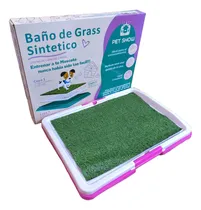 Comprar Baño Portátil Grande Para Mascota Grass Sintetico (63x47cm)