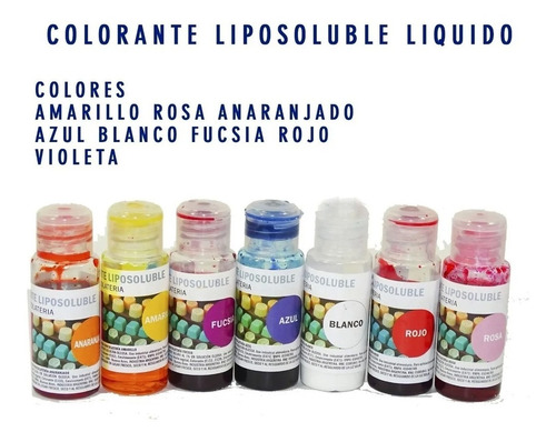 Colorante Liposoluble Para Chocolate Amarillo Dessert X1