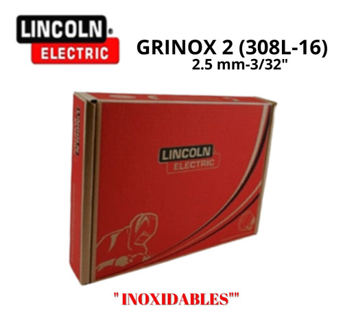 Electrodos Inox E- 308l-16 Grinox 2 De 3/32  Lincoln