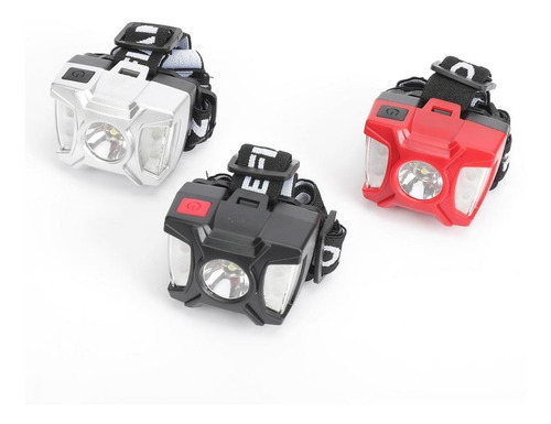 Imagen 1 de 3 de Defiant, Paquete De 3 Faros Led, Diadema Elástica, Linterna