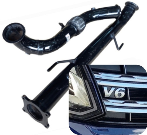 Anula Catalizador Dpf + Flexible Acero Inox. Amarok V6