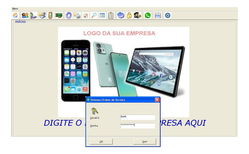 Programa Assistência Técnica Celular Ordem De Serviço Comple