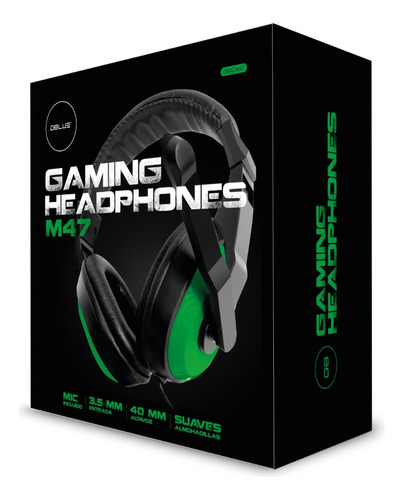 Audifono Gamer Microfono Dblue 47g Verde / Tecnocenter