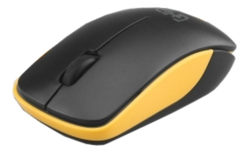 Imagen 2 de 2 de Kit de teclado y mouse inalámbrico Ghia GT4000 Español de color negro y amarillo