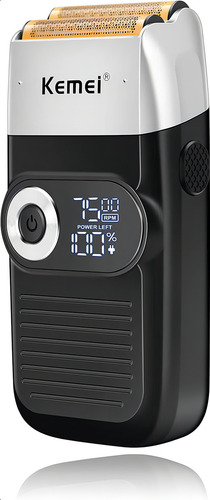 Barbeador elétrico profissional Kemei Foil para homens, Ma