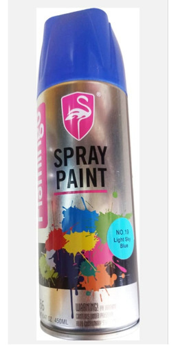 Spray Pintura Celeste Flamingo F056-19