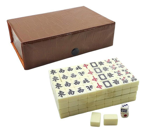 Mini Juego De Mahjong Numerado, Versión Tradicional China
