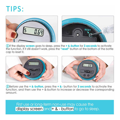 Tarro De Ahorro Z Digital Coin Bank De Digital Energy Clear