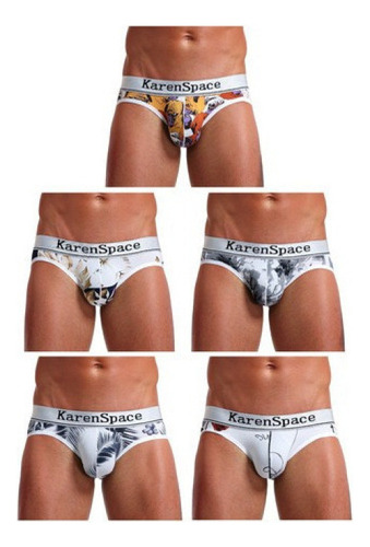 Ropa Interior Hombre Sexy Hot Jocks Colores Malla 5 Paquetes