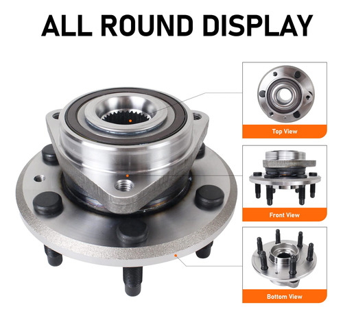 Conjunto De Cojinetes Y Cubos De Rueda Macel 513277 Para Bui