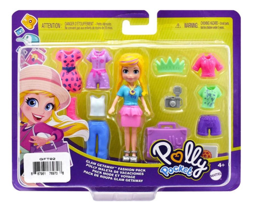 Polly Pocket Muñeca Con Accesorios Mattel 