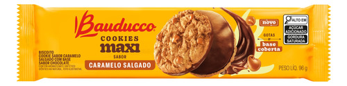 Cookies Maxi Caramelo Salgado Bauducco 96g 