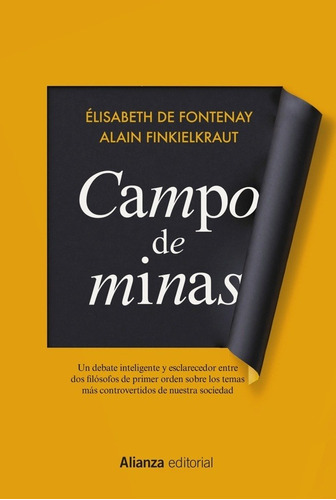 Campo De Minas, De Finkielkraut / De Fontenay. Editorial Alianza (g), Tapa Blanda En Español