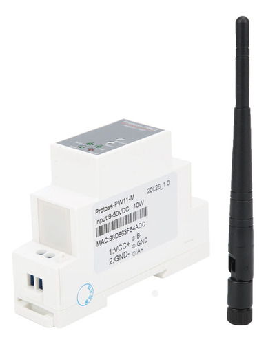 Montaje En Riel Ethernet De Servidor Serie Rs485 A Wifi Para