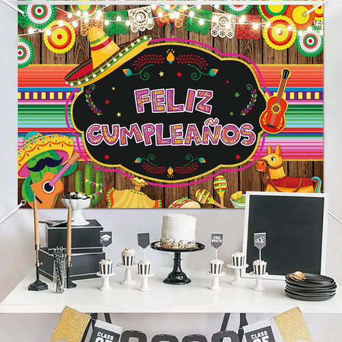 Banner Colgante De Fiesta De Cumpleaños Con Globos Coloridos