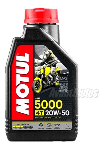 Aceite Motul 5000 20w50 Semi Sintetico Avant Motos