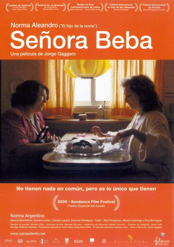La Señora Beba | Dvd Norma Argentina Película Nuevo