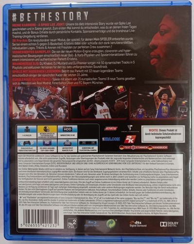 Jogo Nba 2k16 Ps4 Físico Usado (Usado)