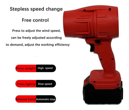 . Soplador De Polvo Rojo Soplador De Aire Eléctrico