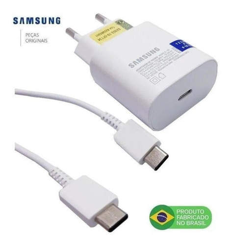 Carregador Samsung Turbo 25w Galaxy A71 Sm-a715