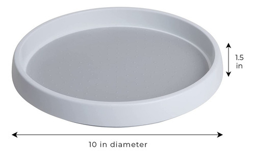 C Tocadiscos Lazy Susan Organizador Giratorio De Gabinete