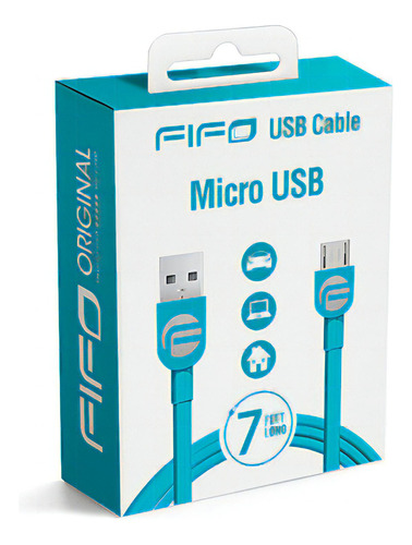 Cable Fifo Micro Usb Colores Variados - Tecnobox