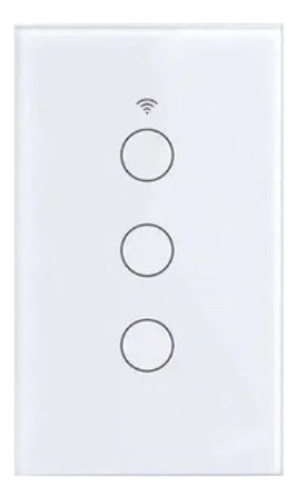 Interruptor Inteligente Wifi Touch Blanco Triple