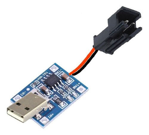 Cargador Batería Litio Lipo 3.7v1s Sm-2p Usb Rc Drone Bocina