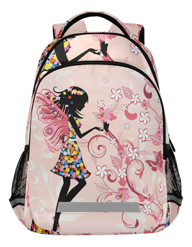 Mochila De Mariposa De Hadas Para Niñas Y Niñas, Mochila .