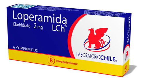 Loperamida 2mg X 6 Comprimidos