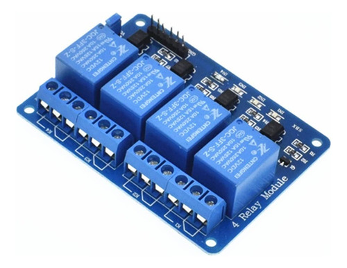 Ffkl Modulo Rele 4 Canal Tablero Control Salida Via (tamaño: