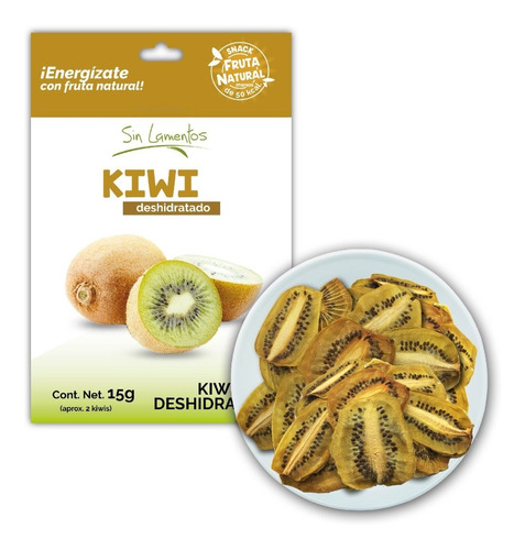 Kiwi Deshidratado (caja 12 Piezas)