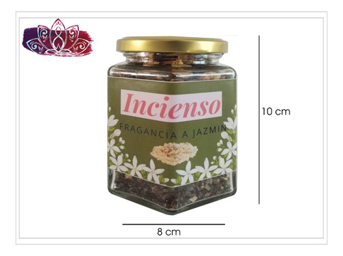 Incienso Con Fragancia A Jazmín, Rosas, Mirra