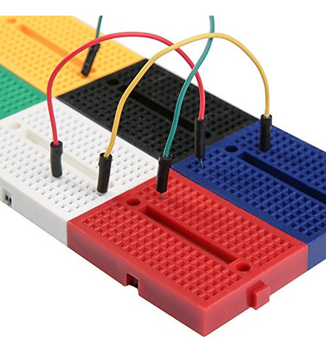 Mini Kit De Placa De Pruebas Elegoo Para Arduino P, 6 Piezas