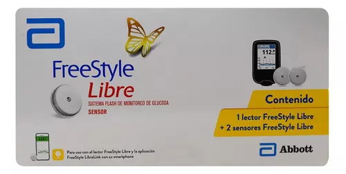 Glucómetro continuo FreeStyle Libre Kit Lector + 2 Sensores negro