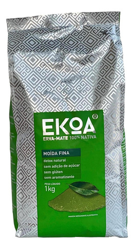 Erva Mate Para Chimarrão Ekoa - Kit Com 6 Kgs - Moída Fina