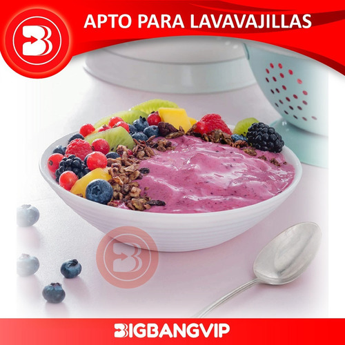 Imagen 3 de 7 de Juego Vajilla X16 Harena Luminarc Playo Hondo Postre Bowl
