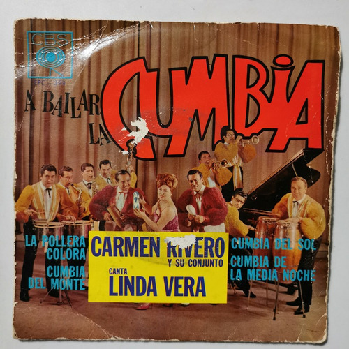 Disco 45 Rpm: Carmen Rivero- Cumbias A Bailar