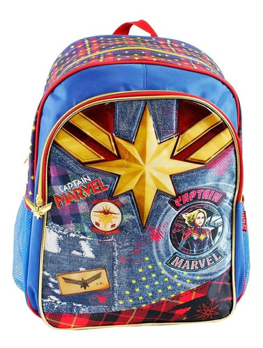 Mochila Primaria Ruz Captain Marvel