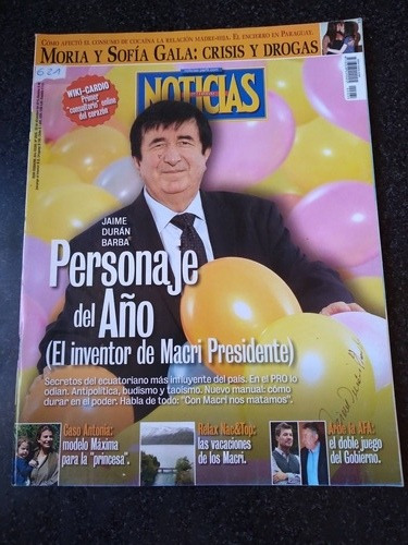 Revista Noticias Moría Sofía Gala 22 12 2015 N2035