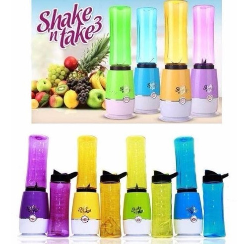 Pack 3 Licuadora Batidora Portátil Shake 'n Take3 Doble Vaso