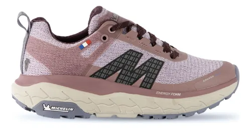 Zapatilla Trail Running Mujer Morado Gris Michelin Aw01