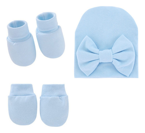 Set De Guantes Bowknot Que No Rayan Los Pies Para Bebés Soft