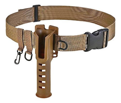 Soporte Para Caña De Pescar, Cinturón, Ajustable, Negro