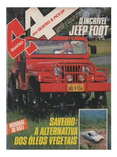 4x4 & Pickup N°19 Califórnia Engerauto Jeep Foot Yamaha Dt-n