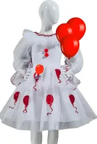 Comprar Dizfras Payaso It Niña Pennywise Eso Halloween